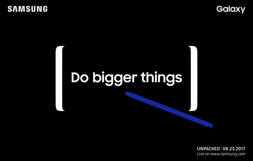 Samsung Galaxy Note 8 Invitation